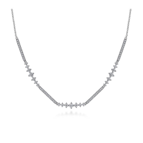Gabriel & Co. Diamond Necklace-Gabriel & Co. Diamond Necklace - NK6954W45JJ