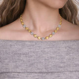 Gabriel & Co. Diamond Pavé Station Necklace-Gabriel & Co. Diamond Pavé Station Necklace - NK6690Y45JJ