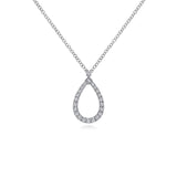 Gabriel & Co. Diamond Teardrop Pendant Necklace-Gabriel & Co. Diamond Teardrop Pendant Necklace - NK6134W45JJ