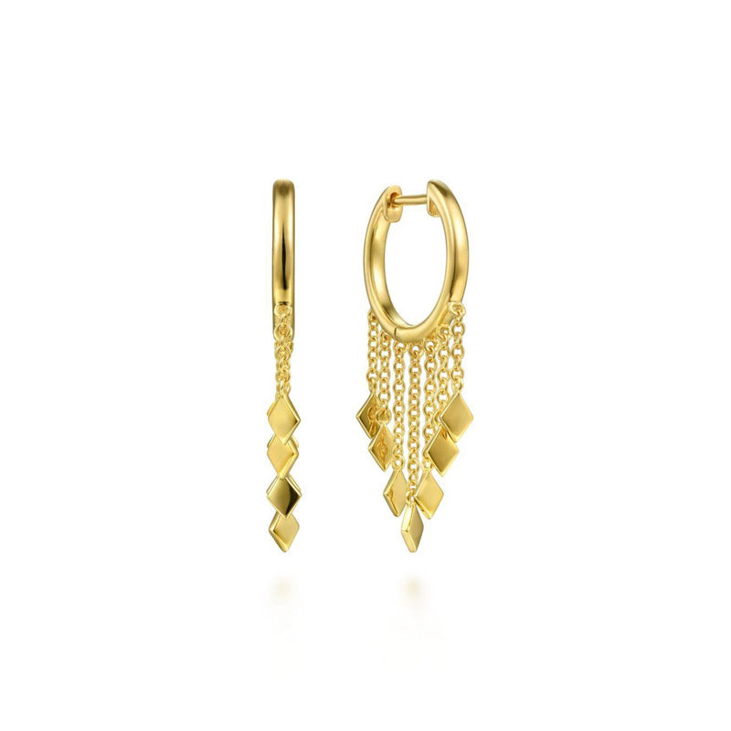 Gabriel & Co. Fashion Huggie Drop Earrings-Gabriel & Co. Fashion Huggie Drop Earrings - EG14475Y4JJJ