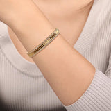 Gabriel & Co. Gold Diamond Cut Cuff Bangle-Gabriel & Co. Gold Diamond Cut Cuff Bangle - BG4938-62Y45JJ