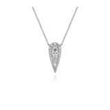 Gabriel & Co. Inverted Teardrop Diamond Pendant Necklace-Gabriel & Co. Inverted Teardrop Diamond Pendant Necklace - NK6013W45JJ