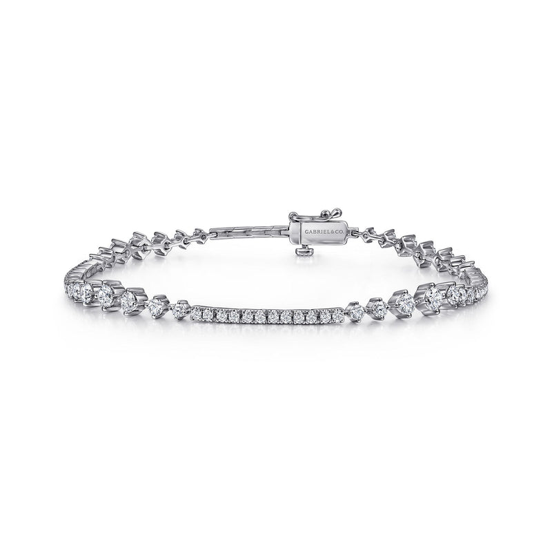Gabriel & Co. Lusso Diamond Bracelet-Gabriel & Co. Lusso Diamond Bracelet - TB4427W45JJ