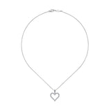 Gabriel & Co. Open Heart Diamond Pendant Necklace-Gabriel & Co. Open Heart Diamond Pendant Necklace - NK1844W45JJ