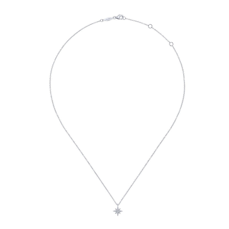 Gabriel & Co. Pavé Diamond Star Pendant Necklace-Gabriel & Co. Pavé Diamond Star Pendant Necklace - NK6126W45JJ