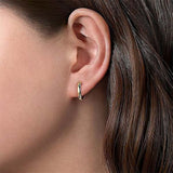 Gabriel & Co. Plain Gold Hoop Huggie Earrings-Gabriel & Co. Plain Gold Hoop Huggie Earrings - EG14008Y4JJJ