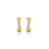 Gabriel & Co. Twisted Diamond Huggies-Gabriel & Co. Twisted Diamond Huggies - EG13328Y45JJ