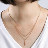 Gabriel & Co. Two Strand Diamond Bar and Bujukan Beaded Pendant Necklace-Gabriel & Co. Two Strand Diamond Bar and Bujukan Beaded Pendant Necklace - NK5959Y45JJ