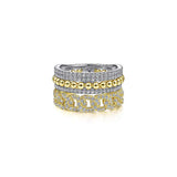 Gabriel & Co. Wide Band Layered Diamond Ring-Gabriel & Co. Wide Band Layered Diamond Ring - LR51517M45JJ