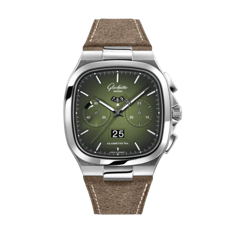 Glashütte Original Seventies Chronograph Panorama Date-Glashütte Original Seventies Chronograph Panorama Date - 1-37-02-09-02-62