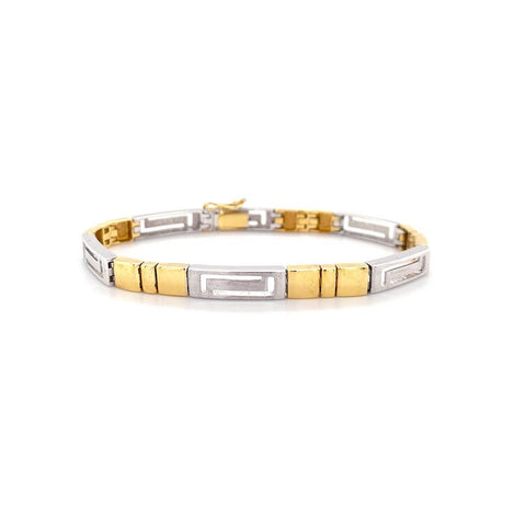Gold Two Tone Bracelet-Gold Two Tone Bracelet -