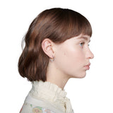 Gucci GG Running Earrings with Diamonds-Gucci GG Running Earrings with Diamonds -