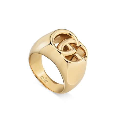 Gucci GG Running Ring in Yellow Gold-Gucci GG Running Ring in Yellow Gold -