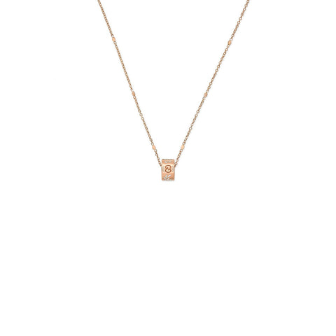 Gucci Icon Necklace in Rose Gold-Gucci Icon Necklace in Rose Gold -