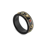 Gucci Icon Ring with Gemstones-Gucci Icon Ring with Gemstones -