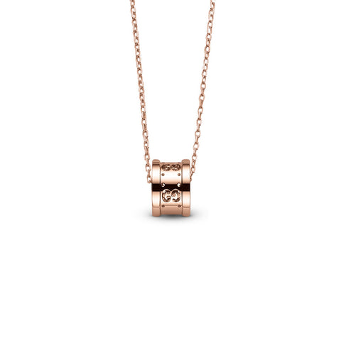 Gucci Icon Twirl Necklace in Rose Gold-Gucci Icon Twirl Necklace in Rose Gold -