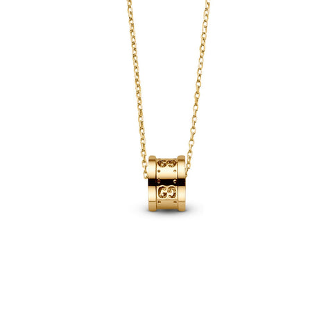 Gucci Icon Twirl Necklace in Yellow Gold-Gucci Icon Twirl Necklace in Yellow Gold -