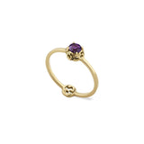Gucci Interlocking G Amethyst Ring-Gucci Interlocking G Amethyst Ring - YBC662428003012