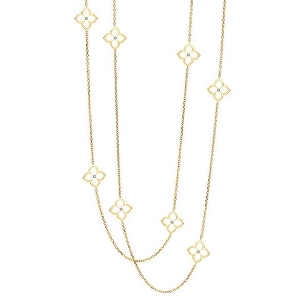 Gumuchian Clover Station Necklace-Gumuchian Clover Station Necklace -
