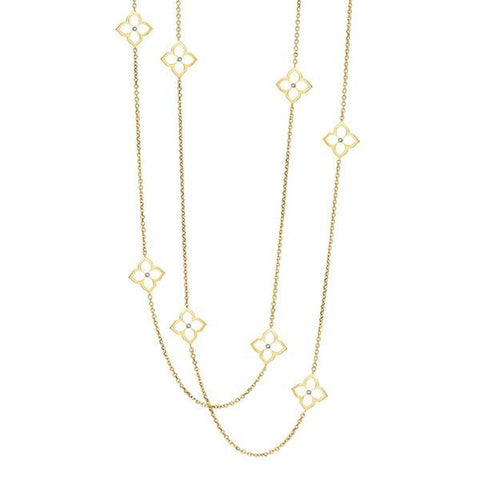 Gumuchian Clover Station Necklace-Gumuchian Clover Station Necklace -