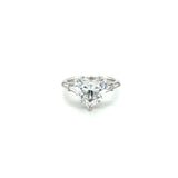 Heart-cut Engagement Ring-Heart-cut Engagement Ring - DRJBS02311