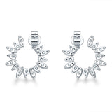 Hearts On Fire Aerial Sunburst Wrap Earrings-Hearts On Fire Aerial Sunburst Wrap Earrings - HFEAERSW01258W