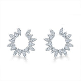 Hearts On Fire Aerial Sunburst Wrap Earrings-Hearts On Fire Aerial Sunburst Wrap Earrings - HFEAERSW01258W