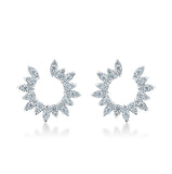 Hearts On Fire Aerial Sunburst Wrap Earrings-Hearts On Fire Aerial Sunburst Wrap Earrings - HFEAERSW02688W