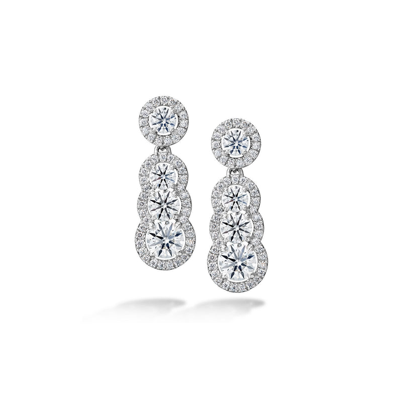 Hearts On Fire Aurora Drop Earrings-Hearts On Fire Aurora Drop Earrings -