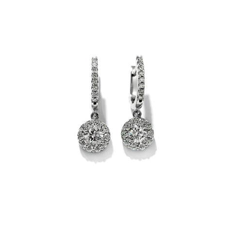 Hearts On Fire Fulfillment Drop Earrings-Hearts On Fire Fulfillment Drop Earrings -