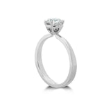 Hearts On Fire Hof Signature 6 Prong Solitaire Engagement Ring-Hearts On Fire Hof Signature 6 Prong Solitaire Engagement Ring -