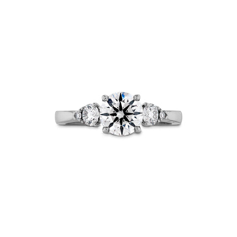 Hearts On Fire Hof Signature Three Stone Engagement Ring-Hearts On Fire Hof Signature Three Stone Engagement Ring -