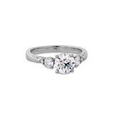 Hearts On Fire Hof Signature Three Stone Engagement Ring-Hearts On Fire Hof Signature Three Stone Engagement Ring -