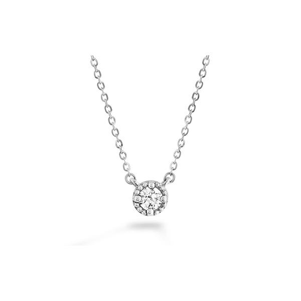 Hearts On Fire Liliana Milgrain Single Diamond Necklace-Hearts On Fire Liliana Milgrain Single Diamond Necklace -