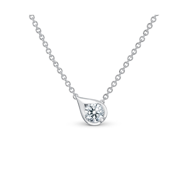 Hearts on Fire Lu Droplet Pendant Necklace-Hearts on Fire Lu Droplet Pendant Necklace - UU2808-W