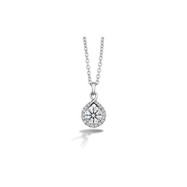 Hearts On Fire Optima Drop Diamond Necklace-Hearts On Fire Optima Drop Diamond Necklace -