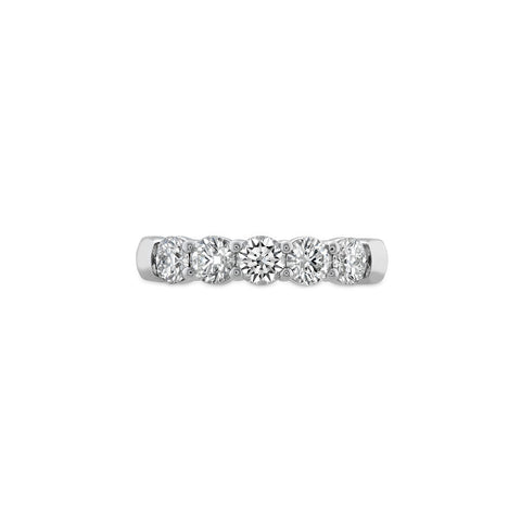 Hearts On Fire Signature 5 Stone Band-Hearts On Fire Signature 5 Stone Band - HBASIG50075PL