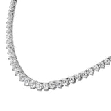 Hearts On Fire Signature Graduated Line Necklace-Hearts On Fire Signature Graduated Line Necklace - HFNDGLN08328W-18