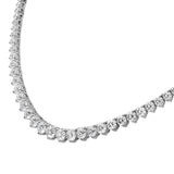 Hearts On Fire Signature Graduated Line Necklace-Hearts On Fire Signature Graduated Line Necklace - HFNDGLN12198W-18