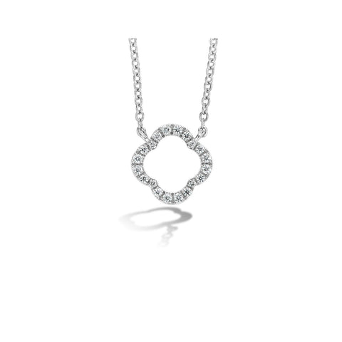 Hearts On Fire Signature Petal Pendant-Hearts On Fire Signature Petal Pendant -