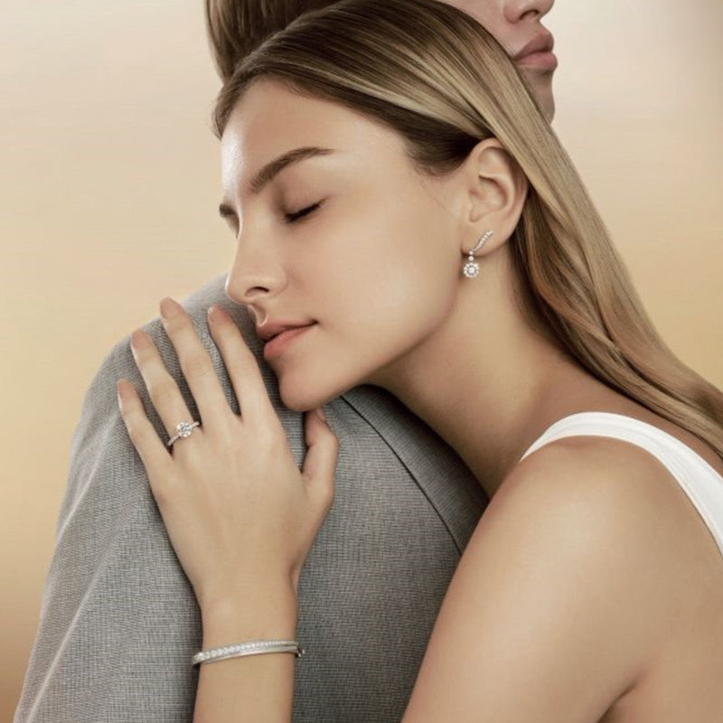 Hearts on Fire Vela Crossover Bangle-Hearts on Fire Vela Crossover Bangle - UU2644-W