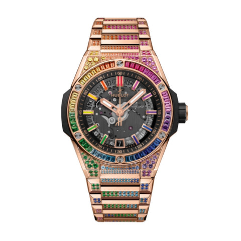 Hublot Big Bang Integrated Time Only King Gold Rainbow-Hublot Big Bang Integrated Time Only King Gold Rainbow - 456.OX.0180.OX.3999