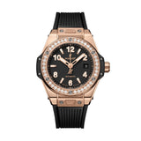 Hublot Big Bang One Click King Gold Diamonds 33mm-Hublot Big Bang One Click King Gold Diamonds - 485.OX.1180.RX.1204