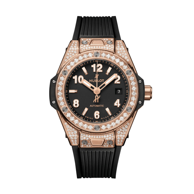 Hublot Big Bang One Click King Gold Pavé 33mm-Hublot Big Bang One Click King Gold Pavé - 485.OX.1180.RX.1604