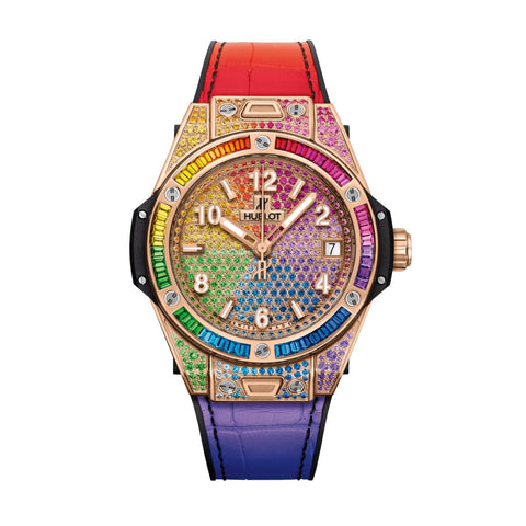 Hublot Big Bang One Click King Gold Rainbow 33mm-Hublot Big Bang One Click King Gold Rainbow 33mm - 485.OX.9900.LR.0999