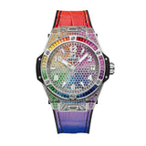 Hublot Big Bang One Click Steel Rainbow 33mm-Hublot Big Bang One Click Steel Rainbow 33mm - 485.SX.9900.LR.0999