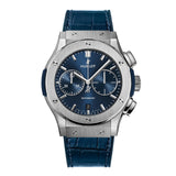 Hublot Classic Fusion Blue Chronograph Titanium 45mm-Hublot Classic Fusion Blue Chronograph Titanium 45mm -