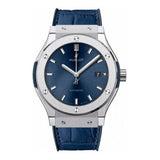 Hublot Classic Fusion Blue Titanium 42mm-Hublot Classic Fusion Blue Titanium 42mm - 542.NX.7170.LR