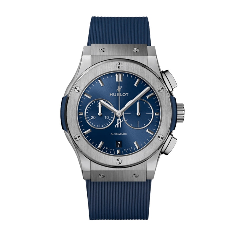 Hublot Classic Fusion Chronograph Titanium Blue 42mm-Hublot Classic Fusion Chronograph Titanium Blue - 541.NX.7170.RX