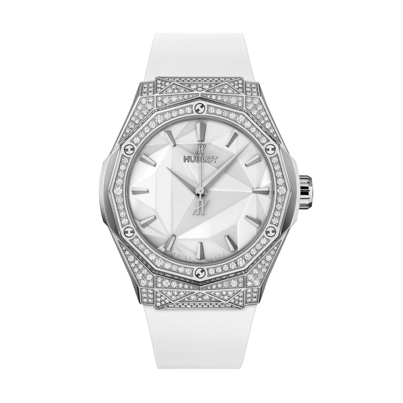 Hublot Classic Fusion Orlinski Titanium White Pave 40mm-Hublot Classic Fusion Orlinski Titanium White Pave 40mm -